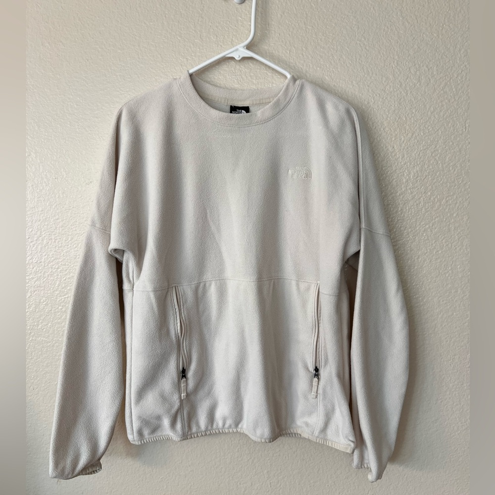 North face fleece pullover sweater
